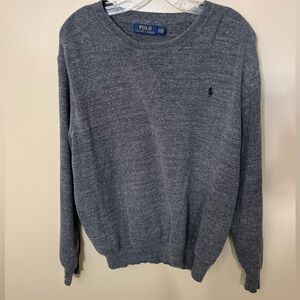 Polo Ralph Lauren Mens Heathered Gray Sweater Sz XL